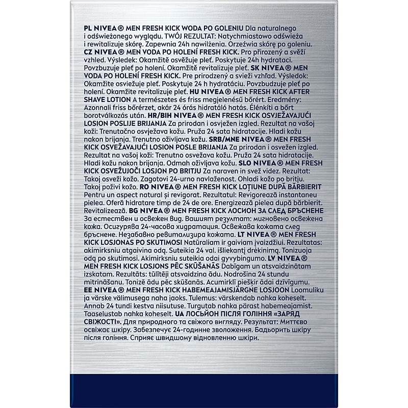 NIVEA Men Woda po goleniu Fresh Kick 100 ml