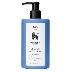 YOPE MEN REFRESH Szampon wł.przetłuszcz.300ml&