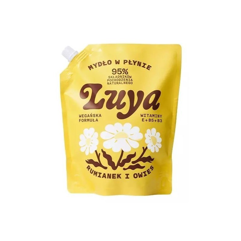 YOPE LUYA Mydło w płynie 800ml zapas Rumianek+Owi&