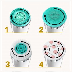 LUMINEO Professional Line Zestaw 4 głowic do szczoteczki Lumineo Pro - kolor turkusowy 1 op. - 4 szt.