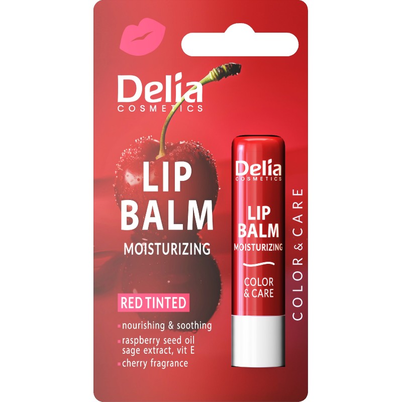 DELIA Pomadka do ust ochronna Wiśnia 4.8g