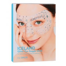 SAEM ICELAND Glitter maska w płachcie ok.oczu 10sz
