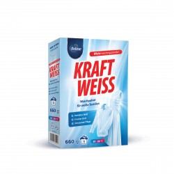 DELUXE Kraft Weiss Proszek do prania białego i firan 660 g