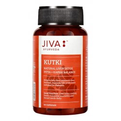 JIVA AYURVEDA Kutki Suplement diety wspomagający wątrobę i trawienie Kapsułki 60 szt.