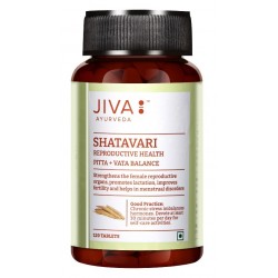 JIVA Ayurveda Shatavari Suplement diety wspomagający układ rozrodczy u kobiet i mężczyzn Tabletki 120 szt.