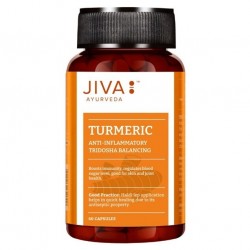 JIVA AYURVEDA Turmeric + Amla Suplement diety wspomagający oczyszczanie i odporność Kapsułki 60 szt.