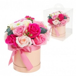 ECARLA Flower Box Bukiet zapachowych kwiatów mydlanych w pudełku BUK23