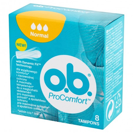 O.B.ProComfort Normal komfortowe tampony  1op.-8szt