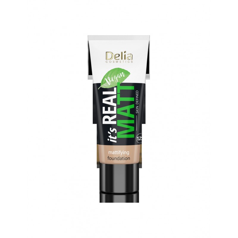 Delia Cosmetics It's Real Matt Podkład matujący odżywczo-nawilżający nr 104 Sand 30ml