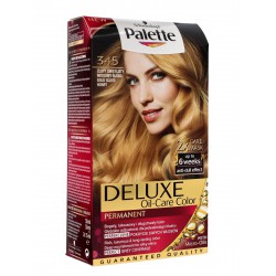 Palette Deluxe Farba do włosów permanentna nr 345 Złoty Świetlisty Miodowy Blond  1op.