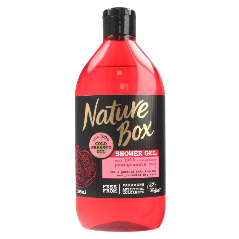 Nature Box Pomegranate Oil Żel pod prysznic nawilżający  385ml