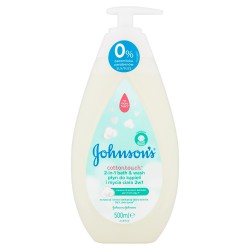 Johnson's Baby Cotton Touch Płyn do kąpieli i mycia ciała 2w1 dla dzieci  500ml