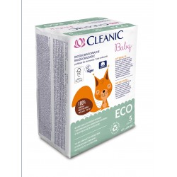 Cleanic Baby Eco Podkłady jednorazowe dla niemowląt  - biodegradowalne  1op.-5szt