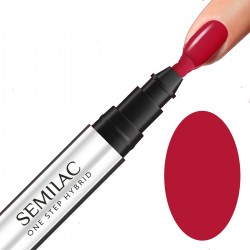 SEMILAC One Step Marker do paznokci S550 Pure Red  3ml