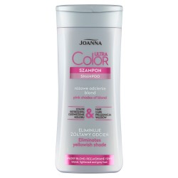 Joanna Ultra Color System Szampon różowy do włosów blond , rozjaśnionych i siwych  200ml