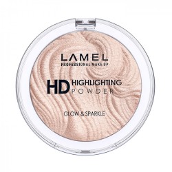 LAMEL Insta Puder rozświetlający do twarzy HD Highlihting Glow&Sparkle nr 402  12g