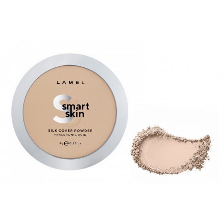 LAMEL Smart Skin Puder kompaktowy do twarzy Silk Cover nr 402  8g