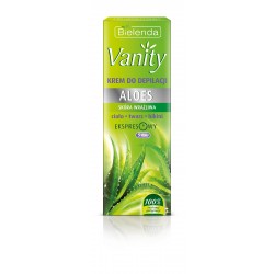 Bielenda Vanity Krem do bezpiecznej depilacji skóry wrażliwej Aloes,  100 ml