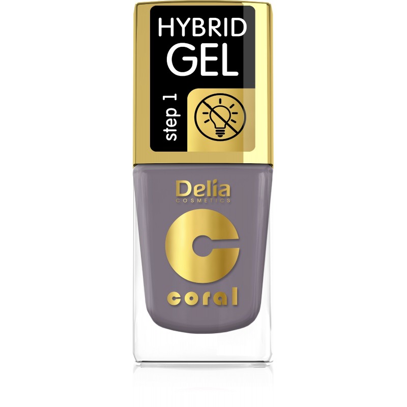 Delia Cosmetics Coral Hybrid Gel Emalia do paznokci nr 78  11ml
