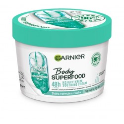 Garnier Body SuperFood Kojący Krem do ciała Aloe Vera Extract+Magnesium PCA - skóra normalna i sucha 380ml