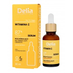 Delia Cosmetics Serum do twarzy, szyi i dekoltu WITAMINA C 87% Z NATURY 30 ml