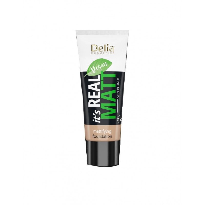 Delia Cosmetics It`s Real Matt Podkład matujący odżywczo-nawilżający nr 103 Warm Beige 30ml