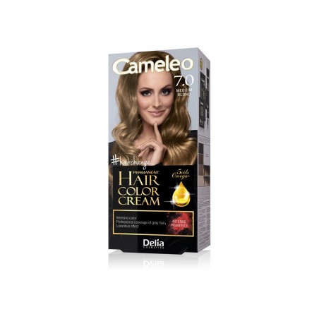 Delia Cosmetics Cameleo Farba permanentna Omega+ nr. 7.0 Medium Blond