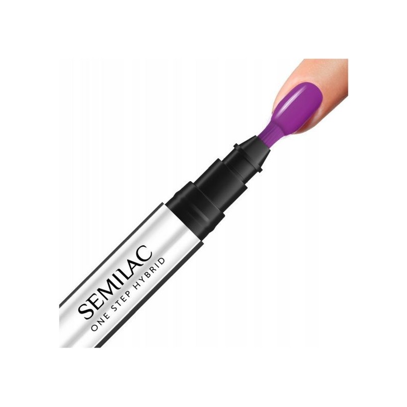 SEMILAC One Step Marker do paznokci S760 Hyacinth Violet 3ml
