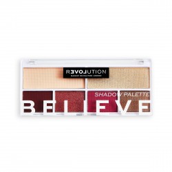 Makeup Revolution Relove Paletka cieni do powiek (6) Believe 1szt