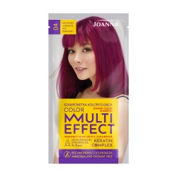 Joanna Multi Effect Color Keratin Complex Szamponetka - 04 Malinowa Czerwień  35g