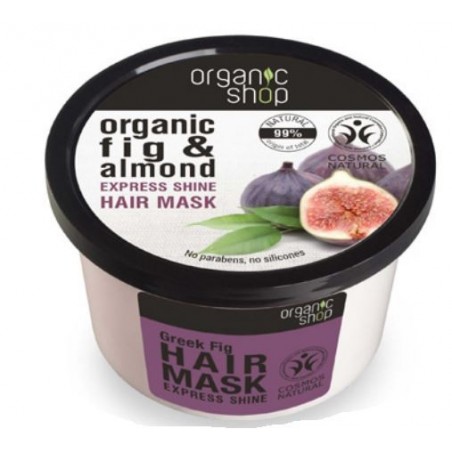 Organic Shop Maska do włosów  z wyciągów organicznych z fig i migdałów 250 ml