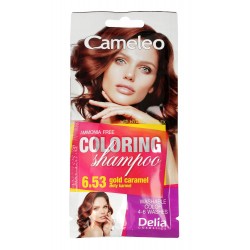 Delia Cosmetics Cameleo Szampon koloryzujący nr 6.53 Złoty Karmel  1szt