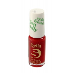 Delia Cosmetics Vegan Friendly Emalia do paznokci Size S nr 214 Lady in Red  5ml