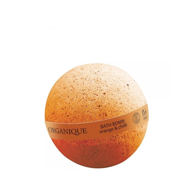 ORGANIQUE Orange & Chilli Odżywcza kula do kąpieli 170g