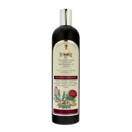 Receptury Babuszki Agafii Balsam syberyjski tradycyjny Nr 3 przeciw wypadaniu włosów  550 ml