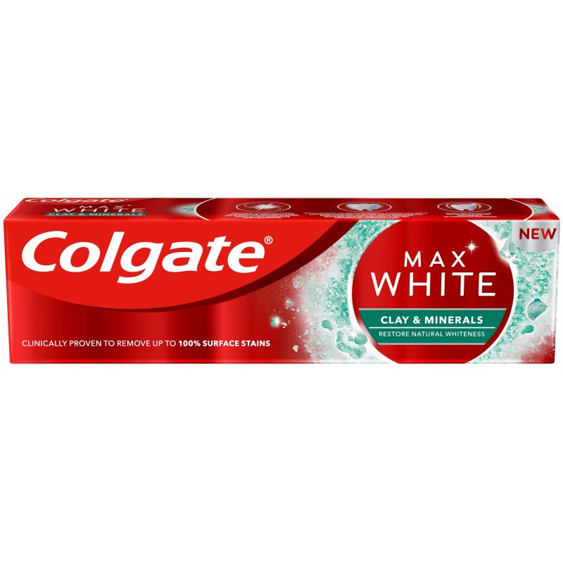Colgate Pasta do zębów Max White Clay & Minerals  75ml