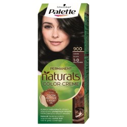 Palette Naturals Permanent Color Creme Farba do włosów nr 1-0 (900) Czerń 1op.