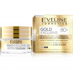 Eveline Gold Lift Expert 80+ Krem-serum odbudowujący na dzień i noc  50ml