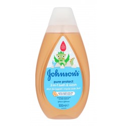 Johnson`s Baby Pure Protect Płyn do kąpieli 2in1 dla dzieci  500ml