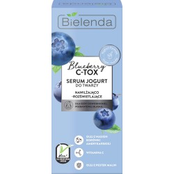 Bielenda Blueberry C-TOX Serum Jogurt do twarzy nawilżająco-rozświetlające 30ml
