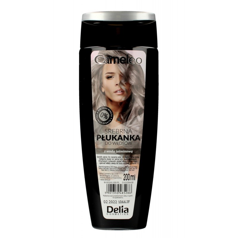 Delia Cosmetics Cameleo Płukanka do włosów srebrna z wodą jaśminową 200ml