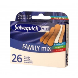 Salvequick Plastry Family Mix  1op.-26szt