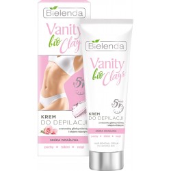 Bielenda Vanity bio Clays Krem do depilacji z różową glinką - skóra wrażliwa  100ml