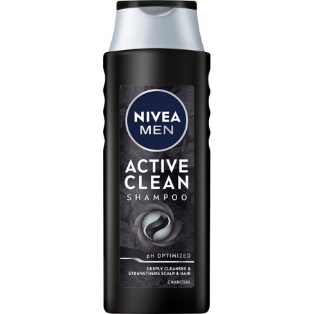 NIVEA Men Active Clean Pielęgnujący Szampon do włosów  400ml