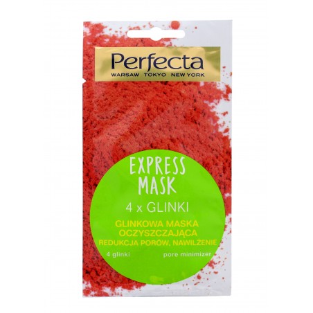 Perfecta Express Mask Glinkowa Maska oczyszczająca - 4 Glinki  8ml