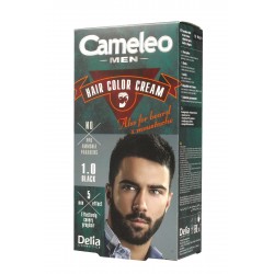Delia Cosmetics Farba do włosów i brody CAMELEO MEN 1.0 czarny 30ml