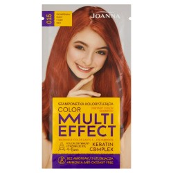 Joanna Multi Effect Color Keratin Complex Szamponetka 15 - Płomienny Rudy  35g