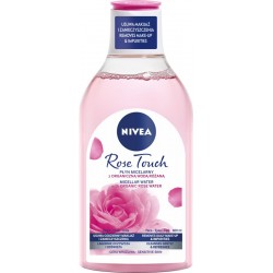 Nivea Rose Touch Płyn micelarny do demakijażu z organiczną wodą różaną 400ml