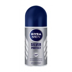 Nivea Dezodorant Antyperspirant SILVER PROTECT roll-on męski 50ml