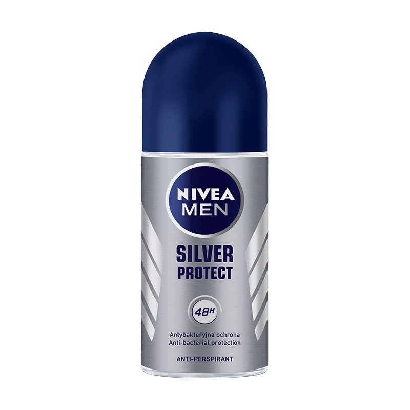 Nivea Dezodorant Antyperspirant SILVER PROTECT roll-on męski 50ml